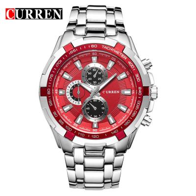 China Chronograph 2023Fast ship Relogio Masculino HOT Selling Quartz Steel Analog Mens Watches Waterproof Male Sports Watch for sale