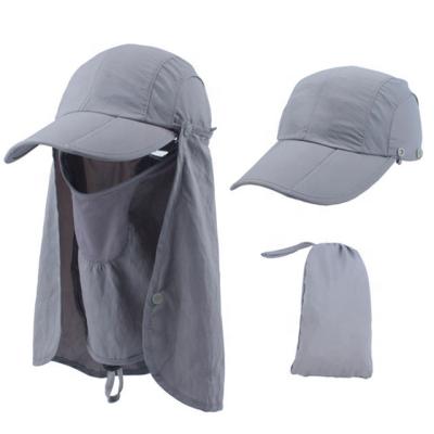 China COMMON Wholesale Outdoor Travel Casual Sun Protection With Neck Cover Summer Bucket Baseball Cap Hat for sale