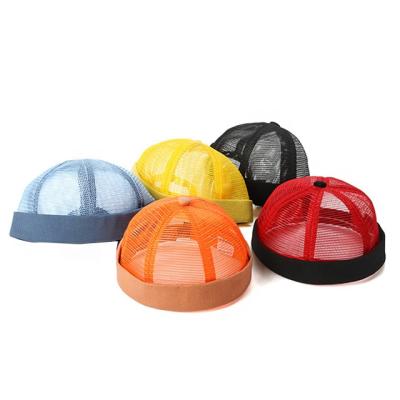 China Wholesale Custom Men's Hat Cheap Full Hop COMMON Mesh Breathable Summer Dome Hip Brimless Hat for sale