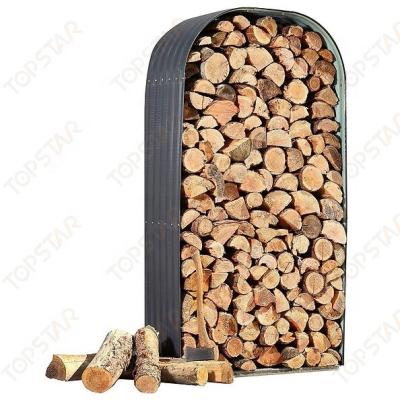 China Modular Galvanized Steel Metal Firewood Storage for sale