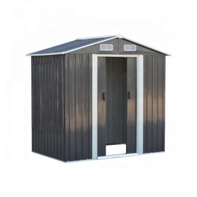 China Easily Assembled Outdoor Tool Storage Garden Shed Galvanized Steel Utility Patio for sale