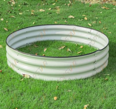 China Modern Metal Tree Edging Raised Garden Ring for sale