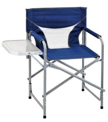 China Folding Beach Chair Manager Beach Chair With Side Table In Outdoor for sale