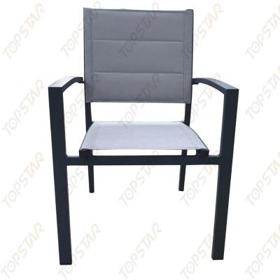 China Outdoor Dining Garden Chair Chairs Metal Garden Patio Stackable Dinner Seat for sale