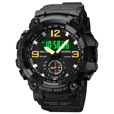 China Black Alarm SKMEI 1965 Luxury Mens Shock Watches Wrist Relojes Hombre Digital Sports Waterproof Military Watch 5ATM Wholesale for sale