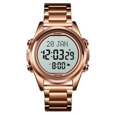 China SKMEI 1667 Multifunctional Muslim Prayer Reminder Time Azan Daily 3 Atmosphere Digital Waterproof Watches for sale