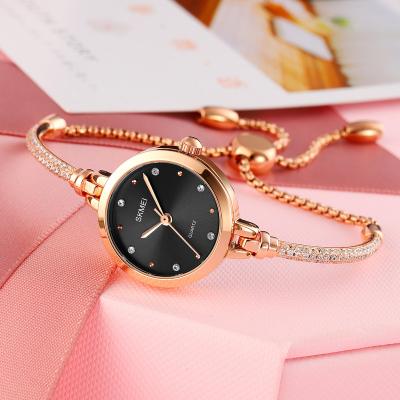 China Skmei 1805 Day/Date Classic Women Luxury Brand Watches Stainless Steel Reasonable Price Waterproof Quartz Wrist Watch for sale