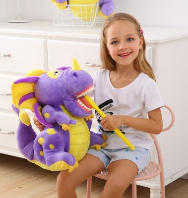 China 2019 High Quality Medical School Plush Toy Dinosaur Animal Plush Toy Dental Puppet for sale