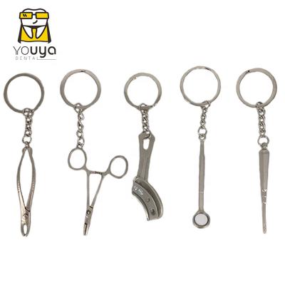 China Eco Friendly Dental Tool Tooth Key Chain Dental Key Chain Gifts for sale