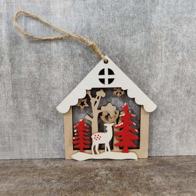 China Europe Farm Reindeer Ornament Chirsitmas Decorative Pendant Decoration for sale