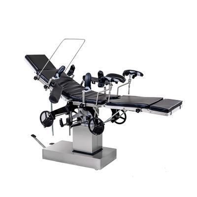 China 2021 Best Selling Metal Manual Hospital Operation Table Surgical Tables for sale