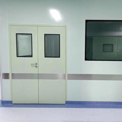 China Easily Assembled D50 Double Swing Door Stainless Steel Doors Interior Door For Pharmaceutical Lab Hospital for sale