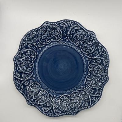 China 8 Inch Ceramic Dish Style Viable Celebrity Baroco Creative Tableware Tableware for sale