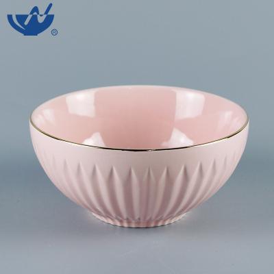 China Sustainable OEM Custom Sublimated Plain Embossed Cheap Ceramic Bowl for sale