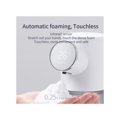 China Electric Cordless Foaming Soap Dispenser Skymoving Mini Wall Mount Automatic Hand Foaming Soap Dispenser for sale