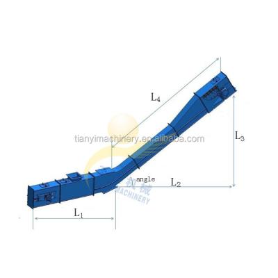 China The Scraper Chain Conveyor Heat Resistant Vertical Conveyor For Coal The Firepower Plant Slag Removal Conveyor System for sale