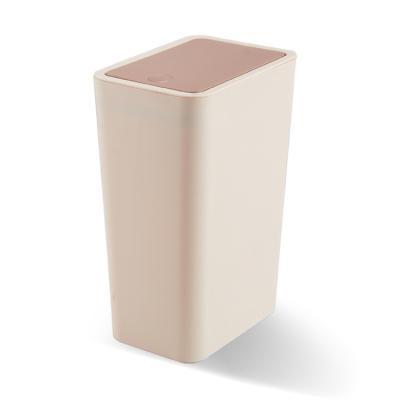 China Sustainable Eco Friendly Household Trash Can , Plastic Step Trash Can for sale