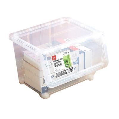 China Viable plastic storage boxes use the plastic container with wheels for sale