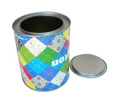 China Custom printing round sweet tin boxes wholesaler for sale