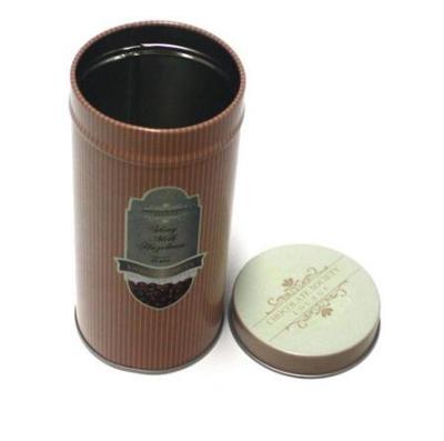 China Custom vintage tin coffee canister for sale