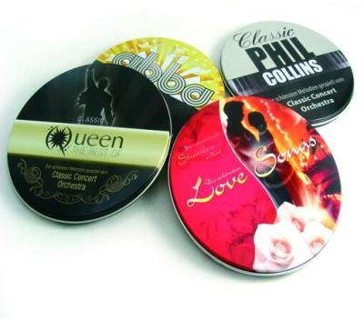 China round metal CD tin holder for sale