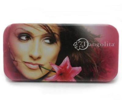 China Empty Rectangle Lip Gloss Tin Box for sale