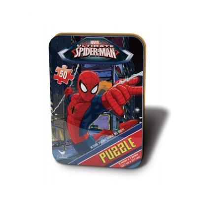 China Spiderman Mini Puzzle Tin for 50 Pieces for sale