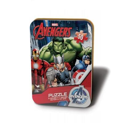 China Marvel Avengers 50pc Mini Puzzle Tin Box for sale