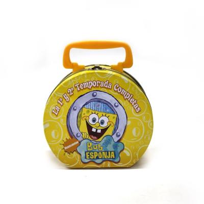 China Spongebob Squarepants Tin Lunch Box for sale