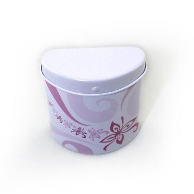 China small mint tin with hinged lid for sale