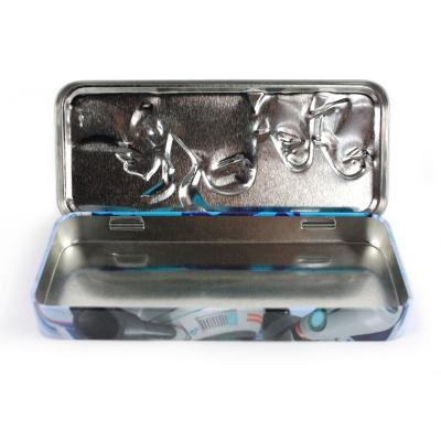 China Pretty Hinged Pencil Tin Case for Sale for sale