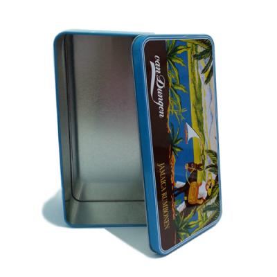 China rectangular food tin container for sale