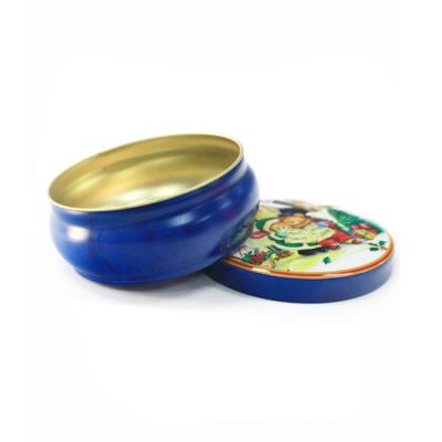 China Small Belly Shape Tin Cans for Candles for sale