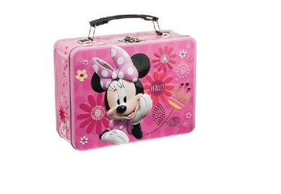 China Disney Jr. Mickey Mouse Lunch Tin Tote for Puzzle for sale