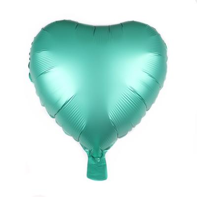 China New 18 inch color metal foil foil balloon wedding party holiday aluminum heart-shaped foil decoration for sale