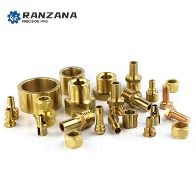 China Custom Brass Metal CNC Industrial Equipment OEM Parts CNC Turning Machining Brass Machined Parts for sale