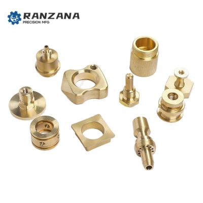 China Industrial Equipment CNC Service Machining Brass Nuts Inserts Custom Pins Precision Automobile Lathe Machining Brass CNC Turning Parts for sale