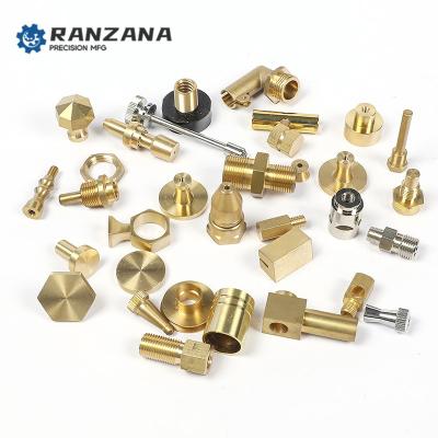 China Industrial Equipment CNC Services High Precision Custom Machining Automatic CNC Lathe Brass Copper Machined Parts for sale