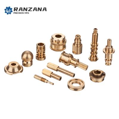 China Industrial Equipment CNC Machined Lathe Brass Copper Precision Hardware CNC Machining Milling Parts for sale