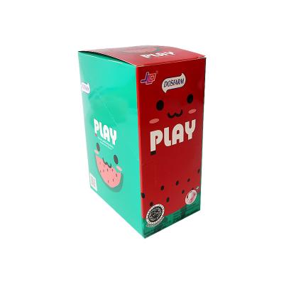 China Recyclable Good Taste Sugar Free Cool Mint Candy Customized Packaging Paper Box for sale