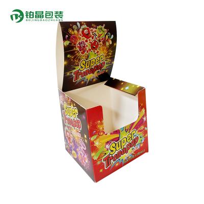 China New Recyclable Custom Printing Paper Food Boxes Take Out Packaging Container For Popcorn Nuts Kernels Packing Box for sale