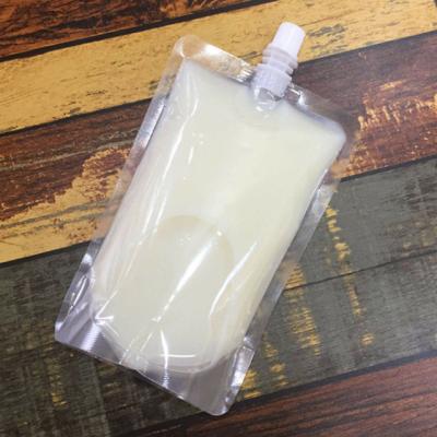 China Recycled Materials Clear Plastic Flask Bags Travel Beverage Alcohol Liquid Liquor Packaging Drinks Spout Pouch for sale