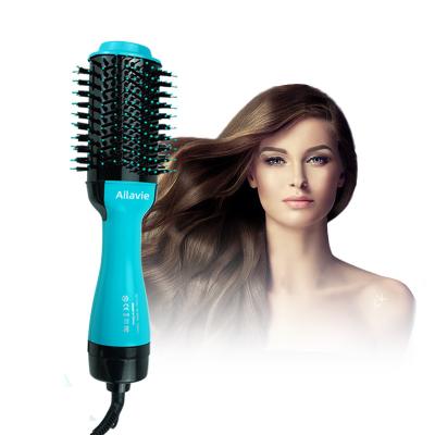 China Salon + Ailavie Hair Curler Home Custom Rotating Electric One Step Hair Dryer Brush For Sale for sale