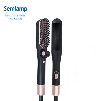 China Portable best low price Mini Hair Curler Straightener Electric professional ptc Heater Return ceramic LCD display quality and replacement for sale