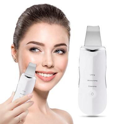 China Skin Face Spatula DEEP CLEANSING Ultrasonic Scrubber For Deep Cleansing for sale