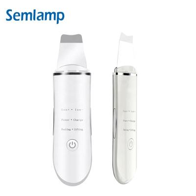 China High Quality DEEP CLEANING Ultrasonic Exfoliating Scrubber Mini Spatula Beauty Instrument for sale