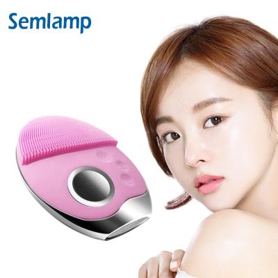 China Acne Treatment Rated Direct Level IPX7 Waterproof Sonic Facial Cleansing Brush Instrument Set for sale