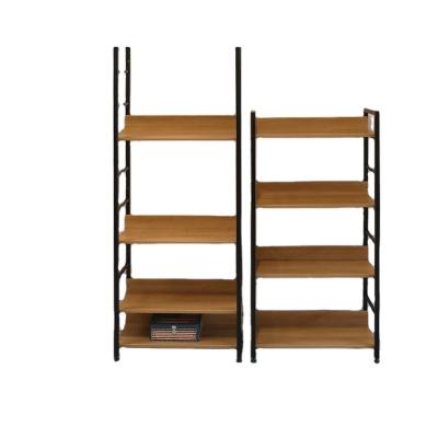 China Modern Cheap Price High Quality Modern Bookcase Wooden Desk Shelves Study Room Ladder Shelf For Hotel Home Office for sale