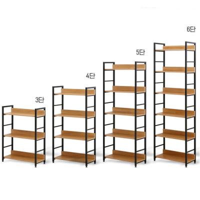 China Wholesale Modern 4layer Modern Style Bookshelf and Vintage Tube Bookshelves Industrial Wood Shelf for sale