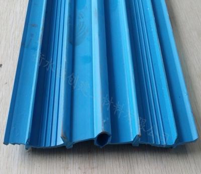 China Surface Uneven Type Blue 230mm Width 4mm Thickness PVC Concrete Water Stop Belt for Vertical Walls for sale